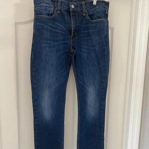 Levi's 511 Slim Fit 34 x 32 blue jeans